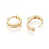 Brass Hoop Earring Finding KK-N261-29G-2