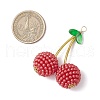 ABS Plastic Imitation Pearl Pendants PALLOY-JF03836-2