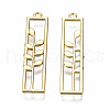 Rack Plating Alloy Pendants PALLOY-N175-17LG-1