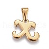 304 Stainless Steel Pendants STAS-F202-16G-X-2