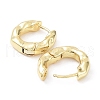 Rack Plating Brass Hoop Earrings EJEW-B027-19G-2