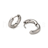 304 Stainless Steel Hoop Earrings EJEW-P177-P-26-2