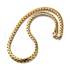 6MM 304 Stainless Steel Box Chain Necklaces for Men STAS-V011-01B-G-4