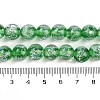 Handmade Gold Foil Lampwork Beads Strands LAMP-Q002-01B-4