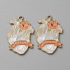 Alloy Enamel Pendants FIND-CJC0011-26B-1