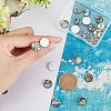 Natural Abalone Shell/Paua Shell Cabochons SSHEL-FH0001-02-4