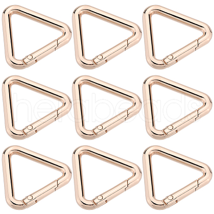 SUNNYCLUE 12Pcs Alloy Spring Gate Rings FIND-SC0010-18-1