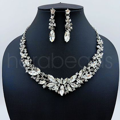 Alloy Rhinestone Jewelry Sets FS-WG8C091-09-1