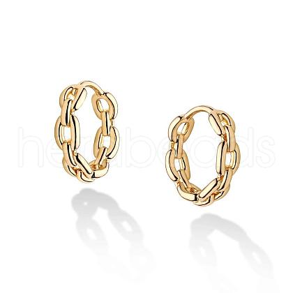 Brass Hoop Earrings FS-WG6F7A1-12-1