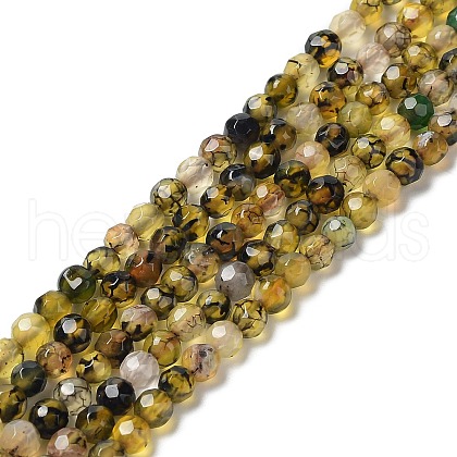 Natural Agate Beads Strands G-Q1000-02C-1