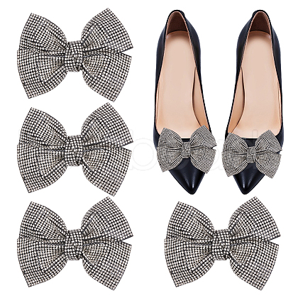 4Pcs Rhinestone Shoe Buckle Clips FIND-FG0003-13A-1