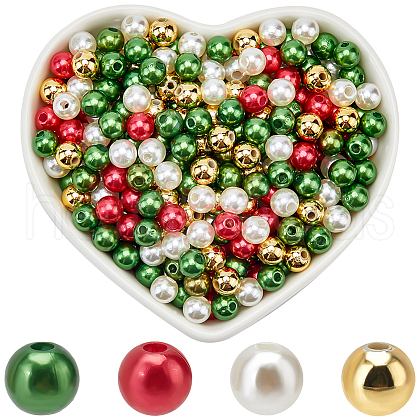 SOFPLATE Imitation Pearl Acrylic Beads OACR-SP0001-22A-1
