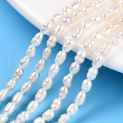 Natural Cultured Freshwater Pearl Beads Strands X1-PEAR-N012-03H-1