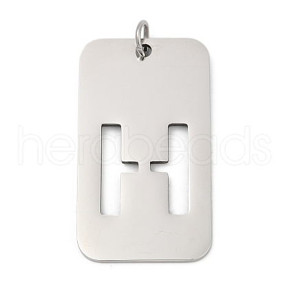 304 Stainless Steel Pendants STAS-M115-01P-H-1