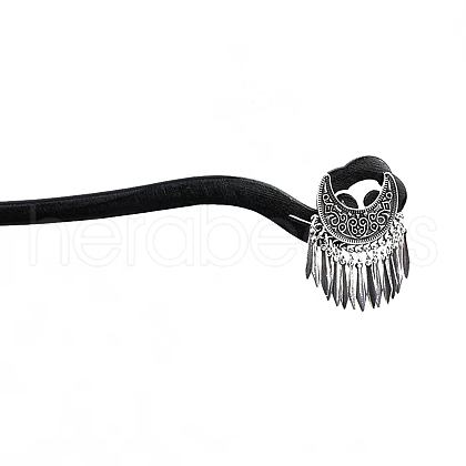 Crescent Tassel Wood Hair Sticks PW-WG7C9F3-02-1