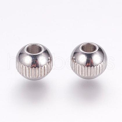 201 Stainless Steel Beads STAS-G133-05P-1