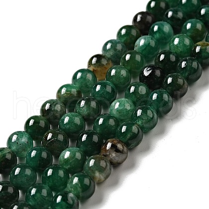 Natural Fuchsite Beads Strands X1-G-D470-12A-1-1