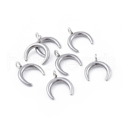 304 Stainless Steel Pendants STAS-YW0002-13-1