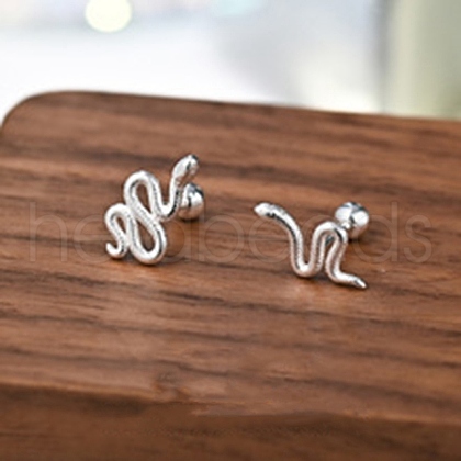 S999 Fine Silver Stud Earrings for Women EJEW-Q031-01S-1