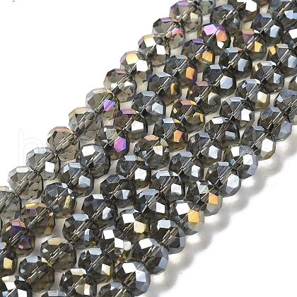 Electroplate Glass Beads Strands EGLA-A044-T3mm-B16-1