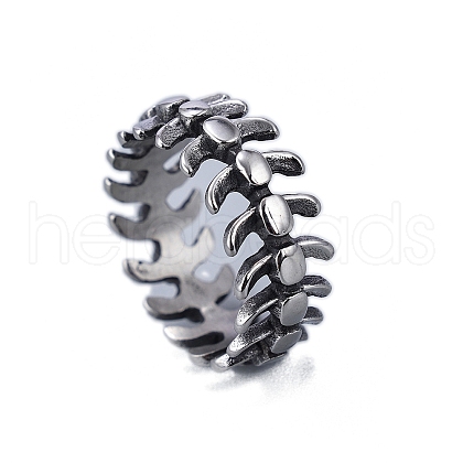 Drgon Bone Stainless Steel Finger Rings for Men PW-WGE8554-01-1