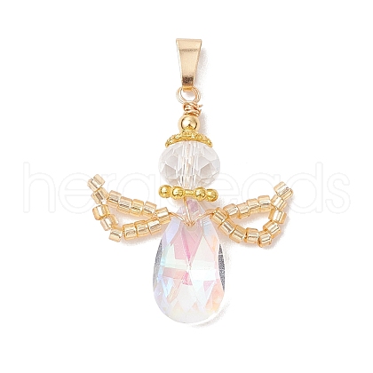 Glass Pendants PALLOY-MZ00544-03-1