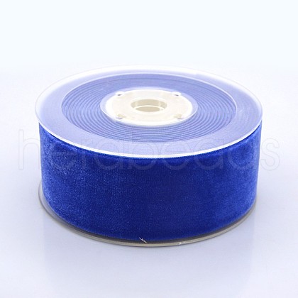 Polyester Velvet Ribbon for Gift Packing and Festival Decoration SRIB-M001-38mm-352-1