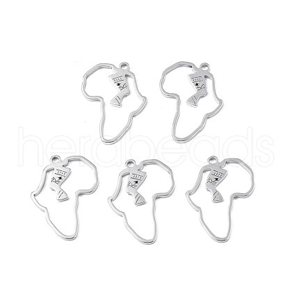 Non-Tarnish 201 Stainless Steel Pendants STAS-T063-164P-1