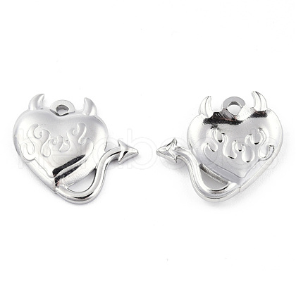 Non-Tarnish 201 Stainless Steel Pendants STAS-N098-138P-1