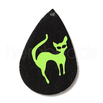 Halloween Imitation Leather Pendants FIND-K017-04D-03-1