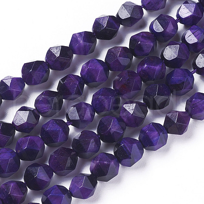 Natural Tiger Eye Beads Strands G-I217-B-01C-1