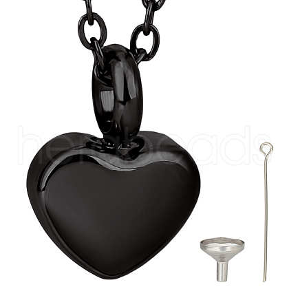 CREATCABIN Stainless Steel Urn Ashes Necklace NJEW-CN0001-03B-1