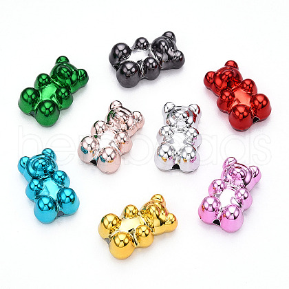 UV Plating Acrylic Beads PACR-C005-17-1-1