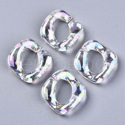 Transparent Acrylic Linkings Rings PACR-N010-037-1