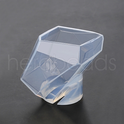 Multi-Faceted Stone DIY Candle Silicone Molds PW-WGC1185-02-1