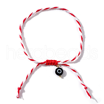 Handmade Adjustable Nylon Cord Braided Bracelets QO3060-4-1