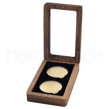 Wood Medal Storage Magnetic Boxes CON-WH0088-94B-02-1