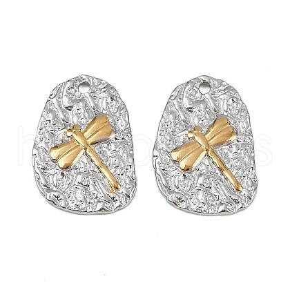 304 Stainless Steel Pendants STAS-L290-55GP-1