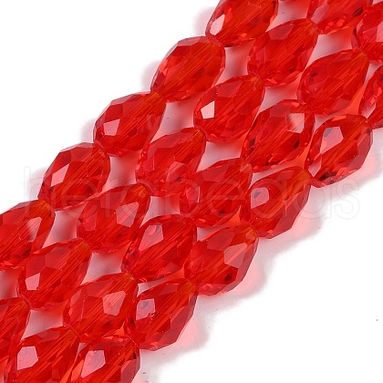 Transparent Glass Beads Strands EGLA-N013-T10mm-D12-1