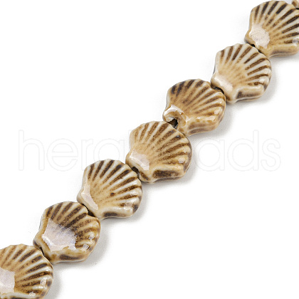 Handmade Porcelain Beads Strands PORC-Q002-01A-01-1