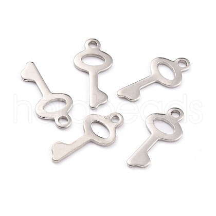 Non-Tarnish 304 Stainless Steel Pendants STAS-F266-09P-1