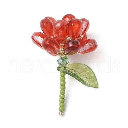 Transparent Glass Pendants PALLOY-MZ00732-02-1