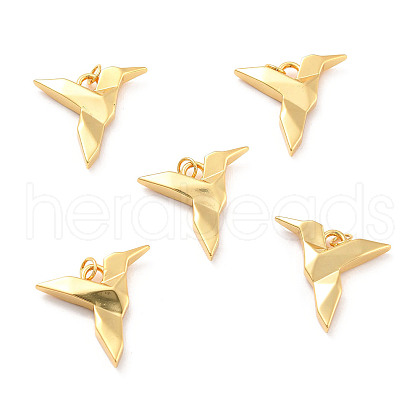 Rack Plating Brass Pendants X-KK-B052-15G-1
