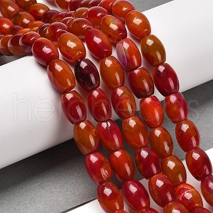 Natural Agate Beads Strands G-B079-E01-01E-1