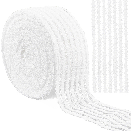 Gorgecraft 10M Knitted Fish Line Nylon Elastic Lace Trim OCOR-GF0003-71A-1