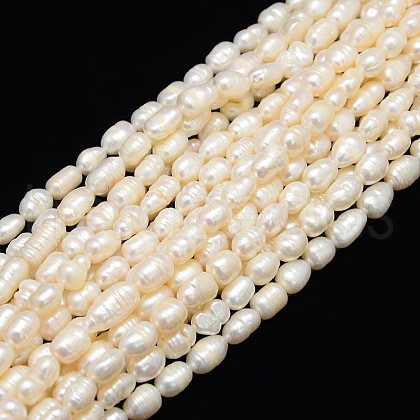 Natural Cultured Freshwater Pearl Beads Strands PEAR-L001-A-20-1