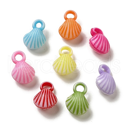 Opaque Acrylic Pendants OACR-E039-28-1