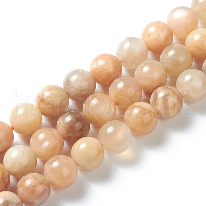 Natural Sunstone Beads Strands G-M373-01B-1