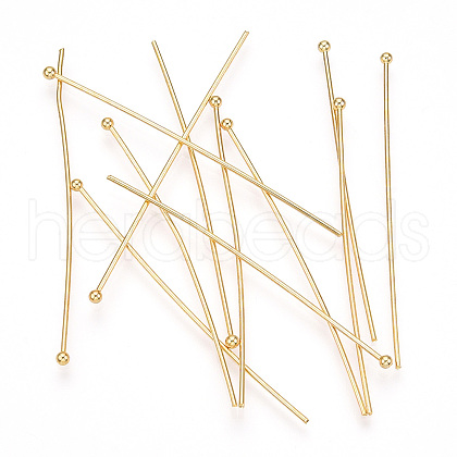 Brass Ball Head Pins KK-G331-10-0.8x50-1