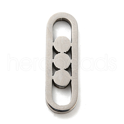 Non-Tarnish 304 Stainless Steel Pendants STAS-G318-08P-1